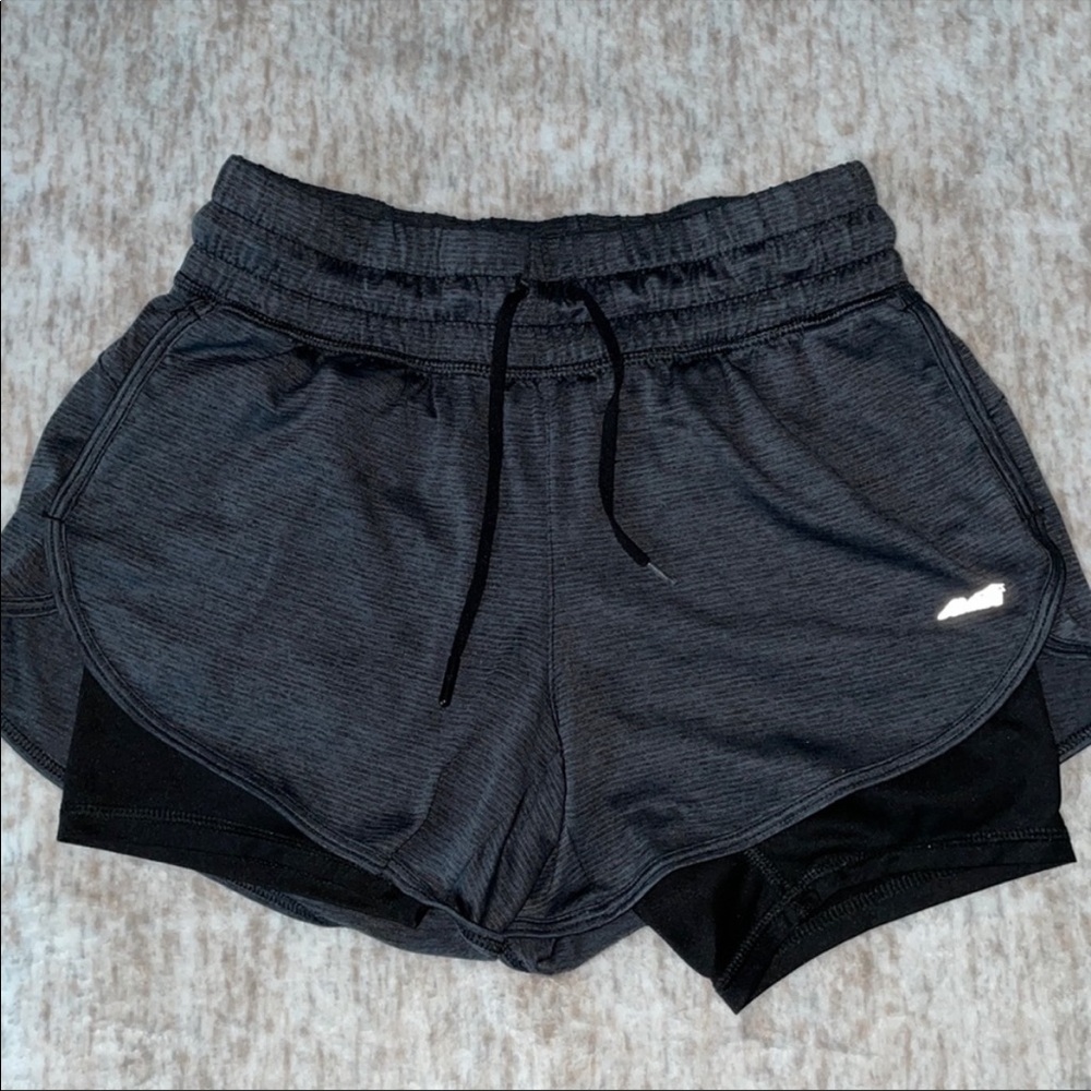 Athletic shorts with spandex